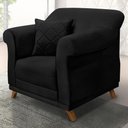 Ver imagem 2 de Poltrona Decorativa Retro Polo com Almofada Veludo 2237 Ezz 2237