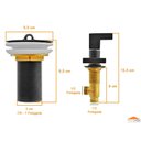 Ver mais imagens de Torneira Misturador Lavatório Mesa - Siena Black 1876