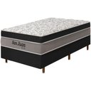 Ver imagem 1 de Cama Box Preta + Colchão Solteiro King San Juan Molas Ensacadas Pillow Paparazzi 96x203x72cm