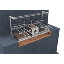 Ver imagem 6 de Parrilla Dupla de Alvenaria 118x45 com Grelha Uruguaia 6 Espetos e Tendal