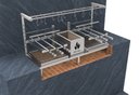 Ver imagem 6 de Parrilla Dupla de Alvenaria 118x45 com Grelha Uruguaia 6 Espetos e Tendal