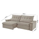 Ver imagem 6 de Sofá Lua Veludo 02 Módulos 90 Cm B25cm Meu Sofá Online