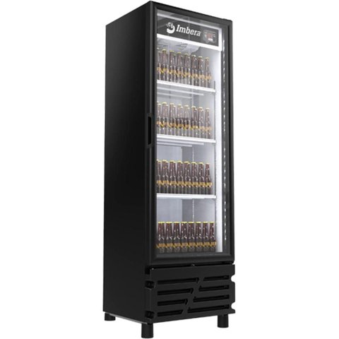 Cervejeira Imbera 485 Litros Porta de Vidro Preto Ccv315-127v