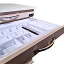 Ver imagem 4 de Carrinho Auxiliar Balcão Armário Base Organizadora Estética