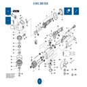 Ver imagem 4 de Carcaça de Engrenagens para Esmerilhadeira Gws 14-180 / Gpo 14e F000602166 Bosch