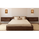 Ver imagem 3 de Arandela Luminária Decorativa Madeira Guarita Red:freijó