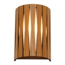 Ver imagem 1 de Arandela Luminária Decorativa Madeira Guarita Red:freijó