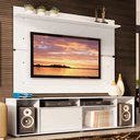 Ver imagem 1 de Rack Madesa Cancun e Painel para TV até 65 Polegadas Branco Cor:Branco