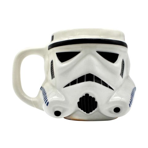 Caneca 3d Formato Stormtrooper Star Wars 500 Ml Zona Criativa