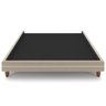 Cama Casal Base Box Pés Madeira 148cm Suném P05 Veludo Bege - Lyam Decor - 3