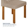 Conjunto Sala de Jantar 4 Lugares Retangular Tampo MDF com Mesa e Cadeiras Carol - 8