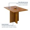 Conjunto Sala de Jantar 4 Lugares Retangular Tampo MDF com Mesa e Cadeiras Carol - 9