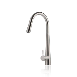 Torneira de Cozinha Gourmet Monocomando Misturador Extensível Arco Escovada - Nilo - 1