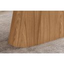 Ver imagem 3 de Mesa P/ Cozinha Olivia Sc118 C/ Tampo Madeirado C/ Vidro Reto 160x90cm Nature/off White - Henn