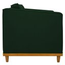 Ver imagem 7 de Kit Sofá 2 Lugares e Poltrona Europa Suede Verde ADJ Decor