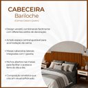 Ver imagem 2 de Cabeceira Bariloche Ripada Design Moderno Duas Mesa Cabeceira Flex para Cama Casal e Queen Cinamomo
