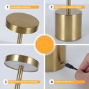Ver imagem 3 de Luminária de Mesa sem Fio Acendimento Ao Toque 3 Tons de Iluminação Branco Frio Morno Quente Dourado