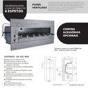 Ver imagem 2 de Churrasqueira a Gás de Embutir 6 Espetos Painel Ventilado Glp