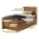 Ver imagem 6 de Cama Solteiro Athenas com Auxiliar Amêndoa Clean Off White Flex - Lopas