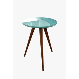 Mesa Lateral de Canto Pé Palito Tiffany 45 cm - 1 Mesa Lateral de Canto Pé Palito Tiffany 45 cm - 1