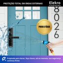 Ver imagem 3 de Fechadura Eletrônica Digital Biometria Senha Campainha Wifi Preto - Cinza Titânio