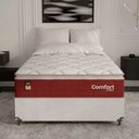 Ver imagem 6 de Cama Box Casal + Colchão Comfort Class Pillow Top 138x188 Vinho/suede Branco