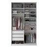 Guarda Roupa Solteiro 100% MDF BP com 2 Portas Zermatt - 6