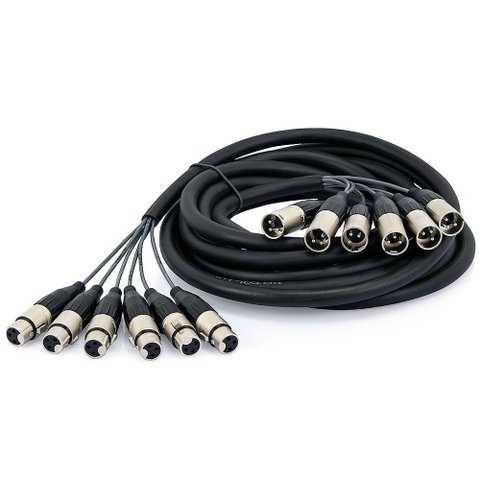 Multicabos Xlr 8 Vias Amphenol - 2 Metros