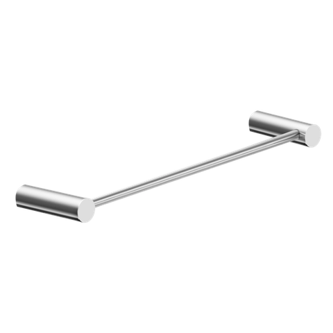 Toalheiro para Banheiro Alto Brilho Escovado Grego Metal 30cm