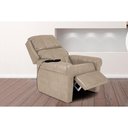 Ver imagem 1 de Poltrona Reclinável C/ Massagem P/ Sala Mh 1216 Two Way Courano Bege - Herval