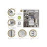 Guarda Roupa Casal 100% MDF BP com 3 Portas e 1 Espelho Zermatt - 7