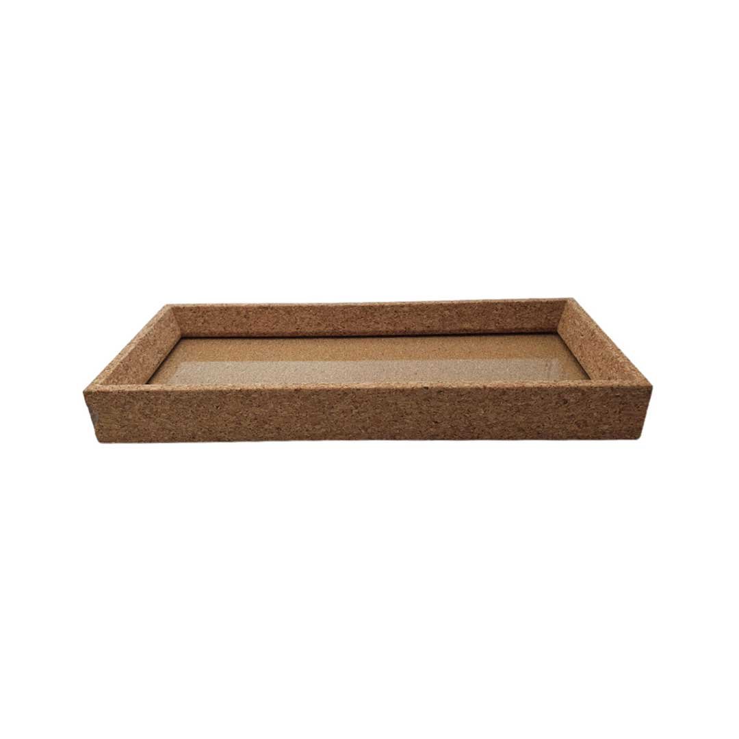 Bandeja Em Mdf Com Cortiça e Vidro 28x12cm - Mart - 2