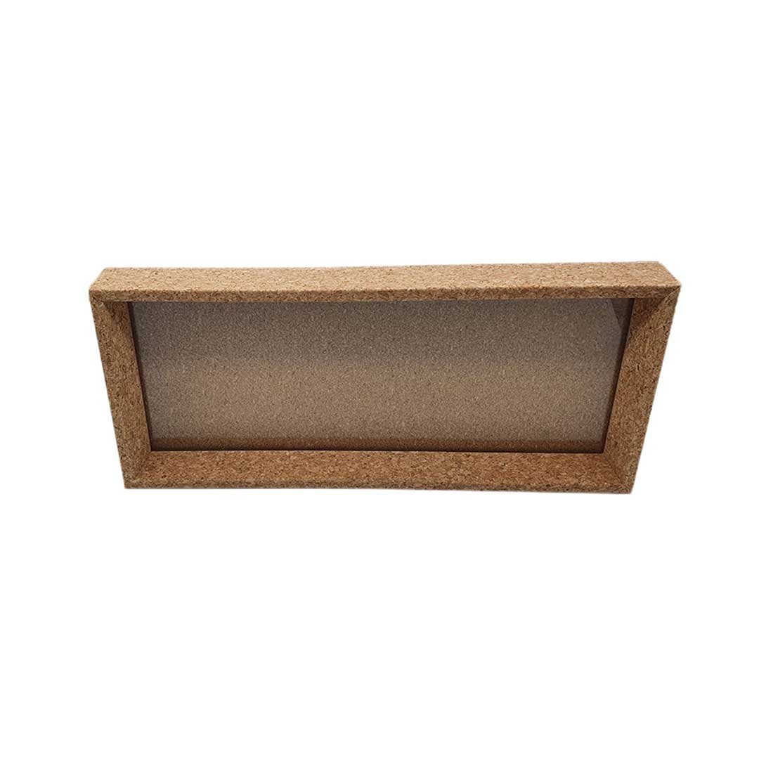 Bandeja Em Mdf Com Cortiça e Vidro 28x12cm - Mart - 3