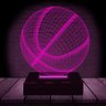 Luminária Led 3d | Basquete Bola| Abajur 16 Cores + Controle - 6
