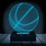 Luminária Led 3d | Basquete Bola| Abajur 16 Cores + Controle - 4