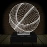 Luminária Led 3d | Basquete Bola| Abajur 16 Cores + Controle - 5