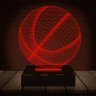 Luminária Led 3d | Basquete Bola| Abajur 16 Cores + Controle - 8