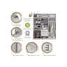 Guarda Roupa Casal 100% MDF BP com 3 Portas e 1 Espelho Zermatt - 7