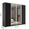 Guarda Roupa Casal 100% MDF BP com 4 Portas e 2 Espelhos Zermatt - 4