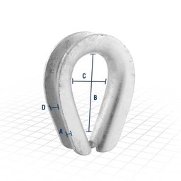 Anilha para Cabo de Aço 19,0-3/4'' Vonder Plus - 2