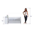 Ver imagem 4 de Conjunto Quarto de Bebê 1 Berço com Colchão 1 Cômoda Trocador Aconchego 
