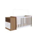 Ver imagem 2 de Conjunto Quarto de Bebê 1 Berço com Colchão 1 Cômoda Trocador Aconchego 