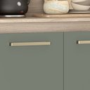 Ver imagem 6 de Cozinha Compacta 6 Portas Alamo 91601 Avena Menta Demobile