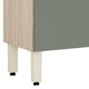 Ver imagem 7 de Cozinha Compacta 6 Portas Alamo 91601 Avena Menta Demobile