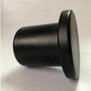 Ver imagem 5 de Kit 2 Suporte Pendurador em Alumínio Redondo Espelho Adnet Preto
