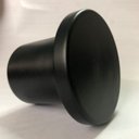 Ver imagem 6 de Kit 2 Suporte Pendurador em Alumínio Redondo Espelho Adnet Preto