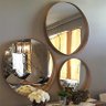 Espelho Decorativo LIP UD Gold Demoglass Diâmetro 80 - 5