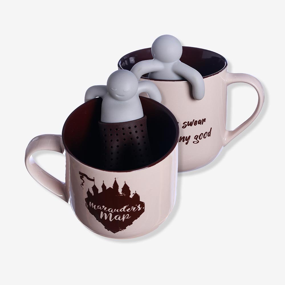 Caneca Com Infusor Para Chá Mapa Do Maroto 350 ml - 2