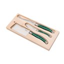 Ver imagem 5 de Conjunto de Talheres Luxo 21 Peças Original Laguiole La Tour - Verde