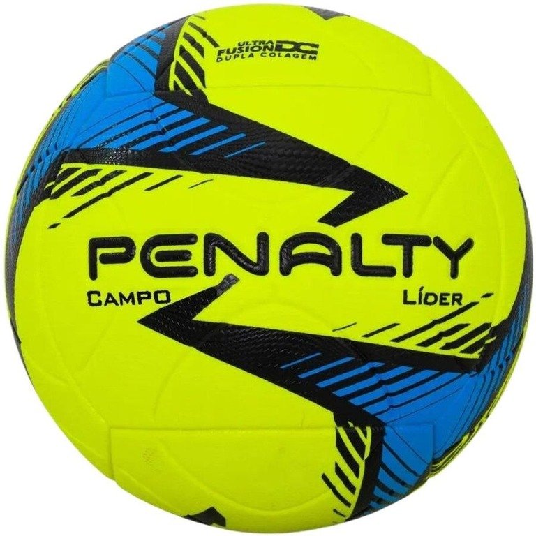Bola de Futebol Campo Penalty Líder Xxiv:amarelo+azul/único - 1
